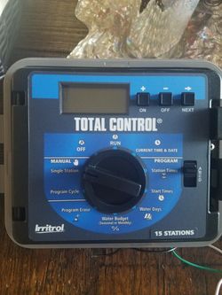 TOTAL CONTROL 15 STATION REMOTE SPRINKLER CONTROLLER