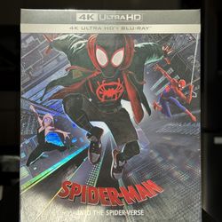 NEW Spider-Man Into the Spider-Verse 4K One 1-Click SteelBook MANTA LAB [2018]