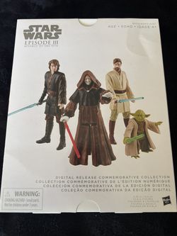 star wars hasbro 3.75 commemorative box set digital release Episode III 