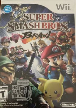 Smash Brothers Wii Game 