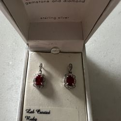 Ruby Earrings 