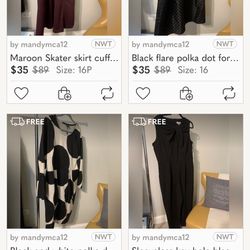 Clothes: Almost All New With Tags, Dress, Suits, Purses Etc