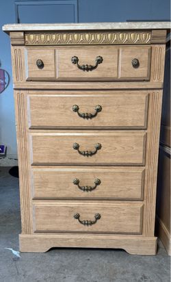 Chest and side drawers