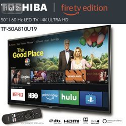 Toshiba 50" Fire Tv Edition. Great Condition. 