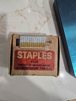 Vintage Senco Machine Fastening Staples L15 N4450 1-1/4" Box Approx 3000
