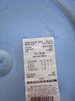 Sherwin Williams paint (Fenland and stucco color ) 2 5 gallons and 1 gallon stucco