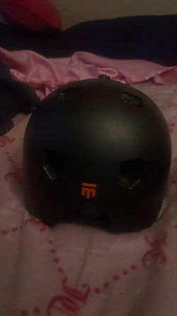 Matte Black Skate Helmet with Vents