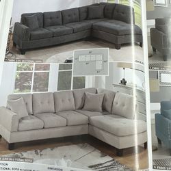 $599 SECTIONAL NUEVOS EN CAJAS