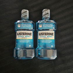 $4 Each (2 Available) Listerine Cool Mint Mouthwash 500ml