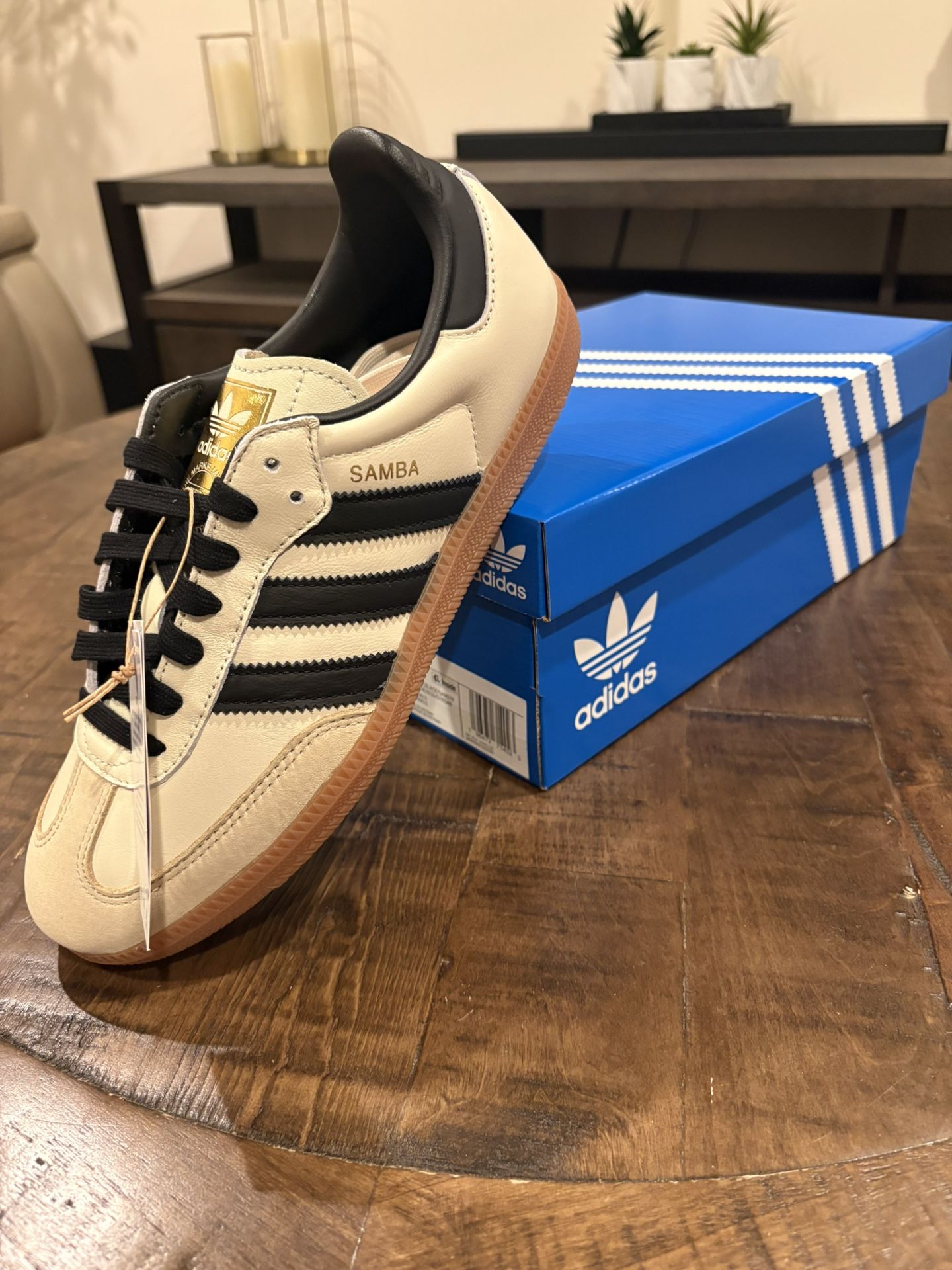 Adidas Samba OG Sand Strata Sizes 7w, 7.5w, 8w, & 8.5w - coffeafoods.com