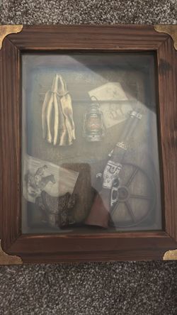 Vintage Western Shadow Box Decor 