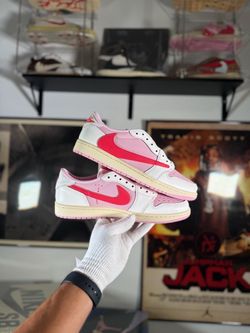 Travis Scott x Air Jordan 1 Low “Tropical Pink” Size 10 DS