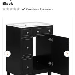 24” BATHROOM VANITY NEW IN BOX