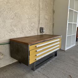 Vintage Console or Coffee Table w/ Drawers