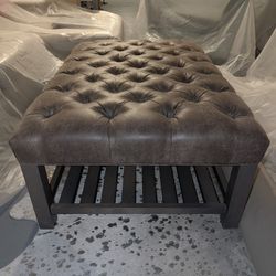Large multifunctional cocktail ottoman (47" x 31" x 18")
