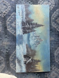 Large Vintage Painting