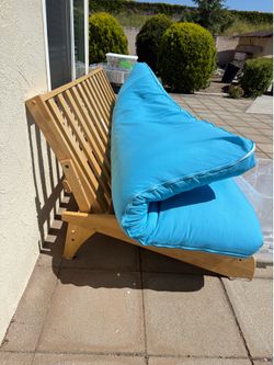 Free full size futon and coffee table