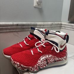LeBron 17 Graffiti Remix Red 