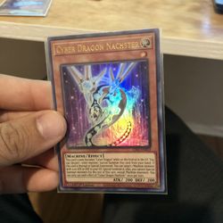 Yugioh Cyber Dragon Nachester 1st Edition Ultra Rare & Ultra Rare (blue )