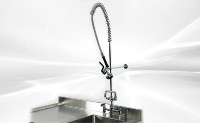 🚰 COMMERCIAL KITCHEN FAUCET WITH SPRAYER – PR-14A 💦