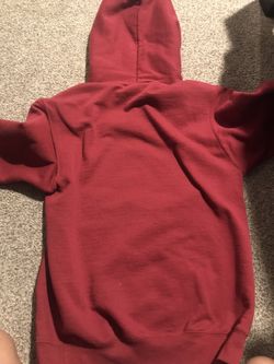 red santa cruz champion hoodie mens extra small