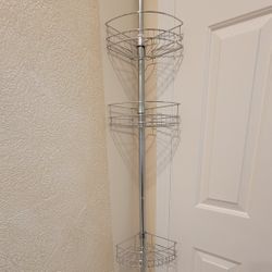 3 Tier Tension Pole Shower Organizer