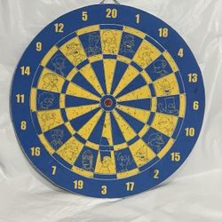 The Simpsons Double Sided Dart Board 15"  