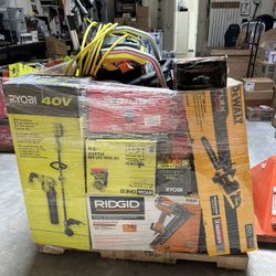Tools! Powers tools, hand tools, very beautiful selection available !! High value brands, 5 pallets