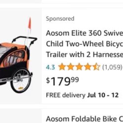 Bicycle Child Cargo Trailer