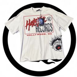 White HellStar Records tee