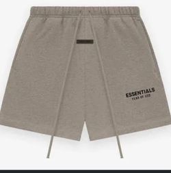 Essentials dark oat shorts size XL