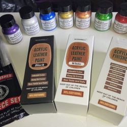 Acrylic Leather Paint Set
