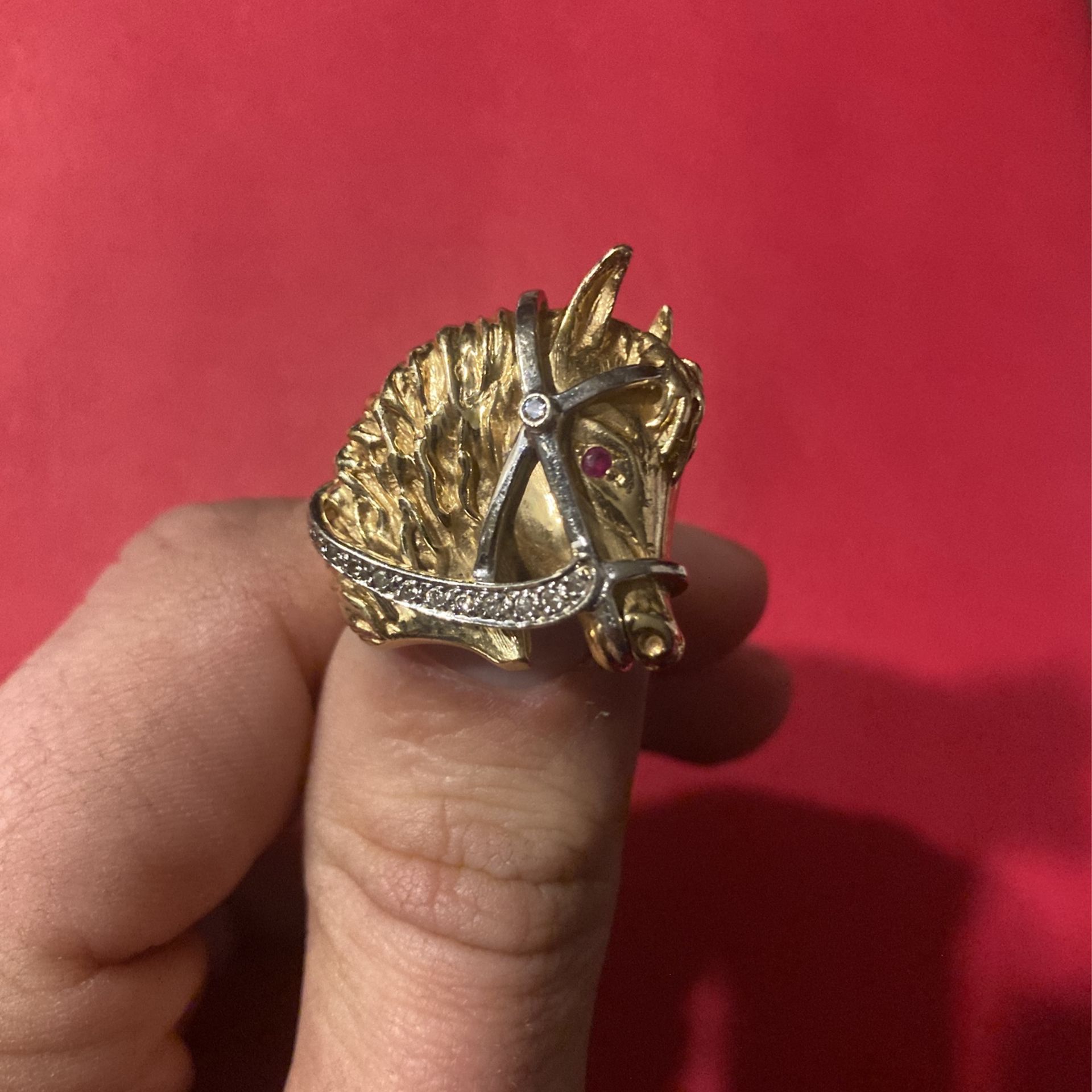 Lucky Horse Head Ring
