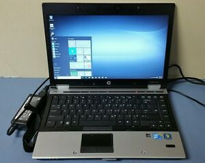 HP Elitebook Core i5 laptop Computer Windows 10 WIFI WEBCAM 14.1 inches Screen Size 100% Tested Working
