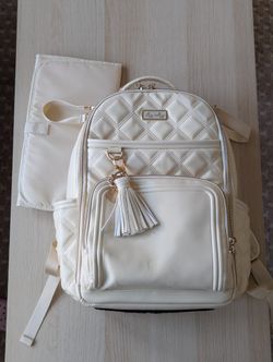 Itzy Ritzy Boss Plus Diaper Bag Milk And Honey NWOT Christmas Gift 