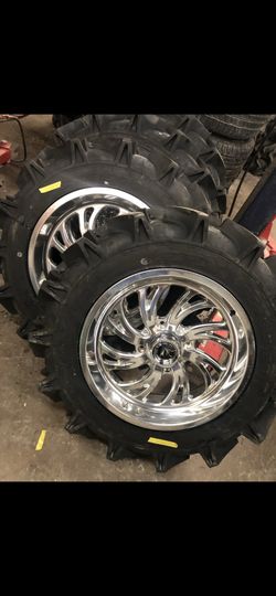 Atv Utv 20” Wheels And 33” Tires