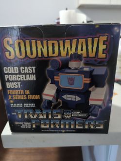 Transformers SoundWave Porcelain bust