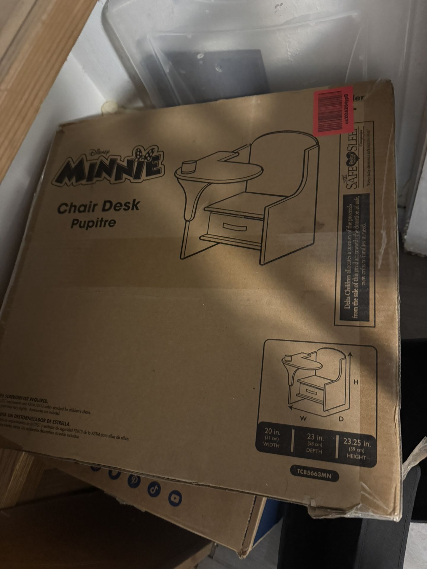 Mini Mouse Kids Desk