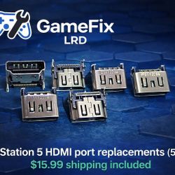 PlayStation 5 HDMI Port Replacements – 5 Units