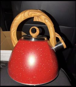 Haus Roland Whistle Tea Kettle Stainless Steel Teakettle Teapots for Stove Top 3.2 Quart / 3 Liter 