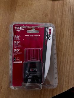 Milwaukee M12 REDLITHIUM CP2.0 Battery