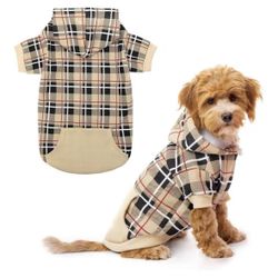 Plaid Dog Clothing! Brand New! Size Med.