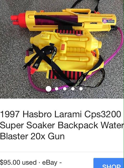 Super Soaker Cps 30 Blaster Backpack Water Gun For Sale In Tempe Az Offerup