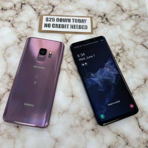 Samsung Galaxy S9 Unlocked - PAYMENTS AVAILABLE NO CREDIT NEEDED