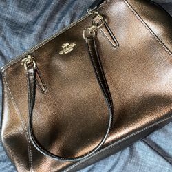 Metallic brown Coach 