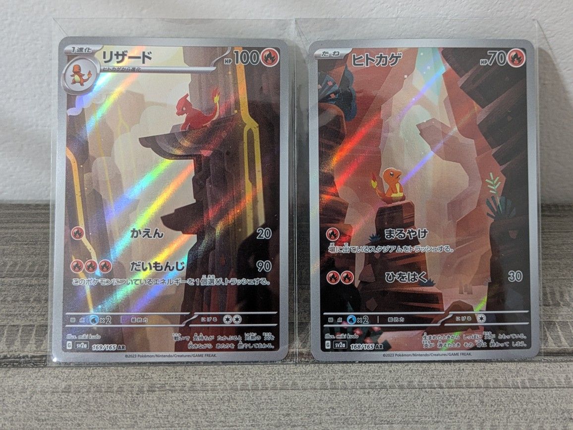 Pokemon Japanese Charmeleon and Charmander Scarlet And Violet 