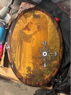 Clock needs hands and motor 50.00 as is