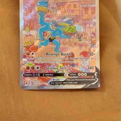 Machamp V Pokemon Card 