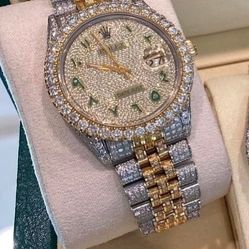 Moissanite 36mm Female Watch