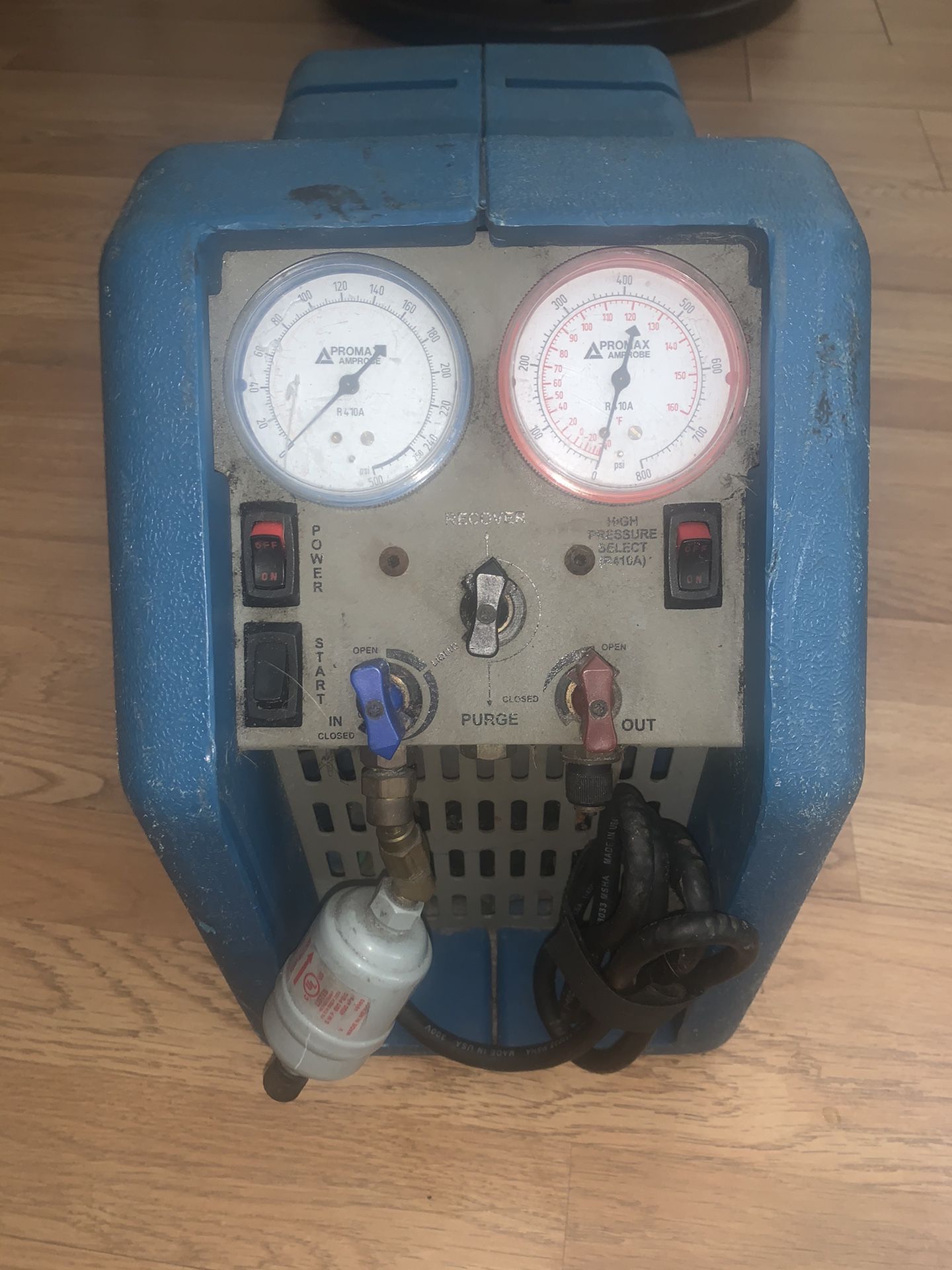 Promax RG5410hp freon recovery unit